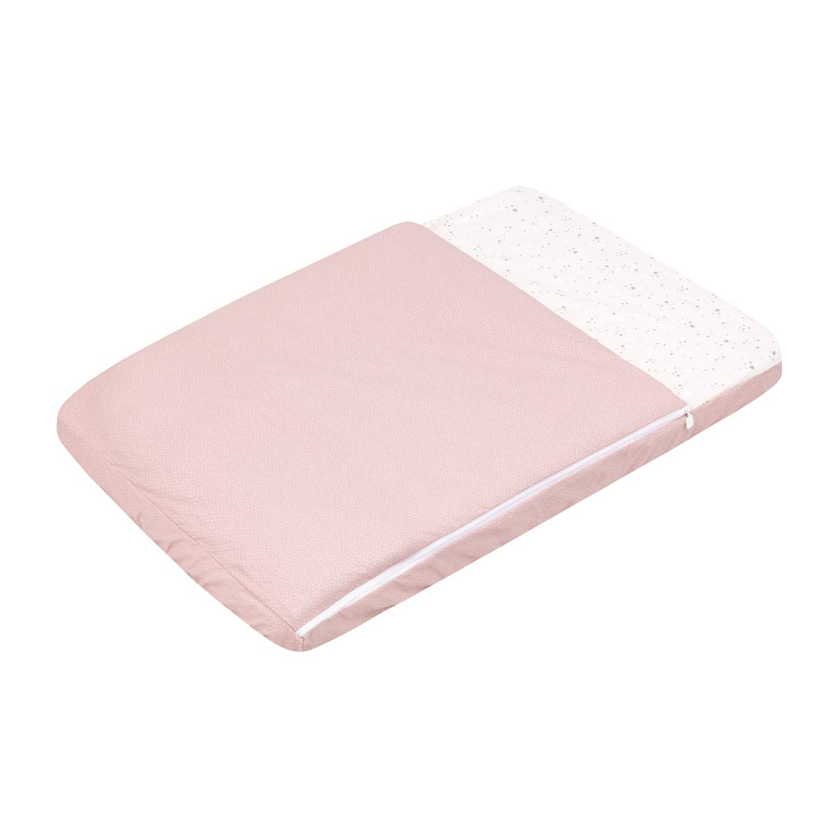 cambrass-nest-piumino-sacco-mini-culla-49-5x83-5-cm-sky-pink-con-zip-ykk image 1