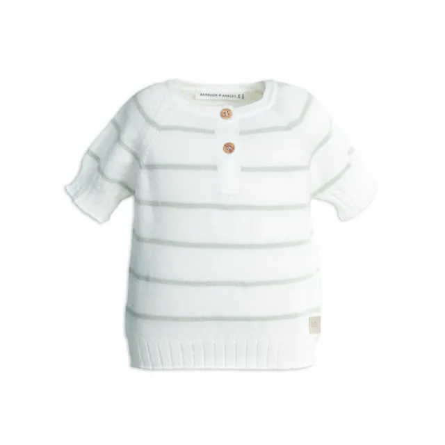 bamboom-maglia-a-righe-maniche-corte-ocean-blu-200 image 1