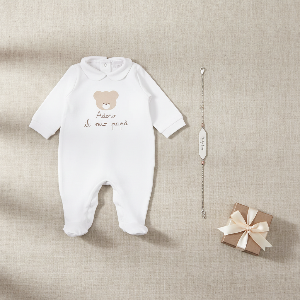 nanan-confezione-tutina-adoro-il-mio-pap-bracciale-personalizzabile image 1