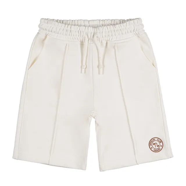 nanan-bermuda-off-white-in-felpa-con-coulisse-bambino image 1