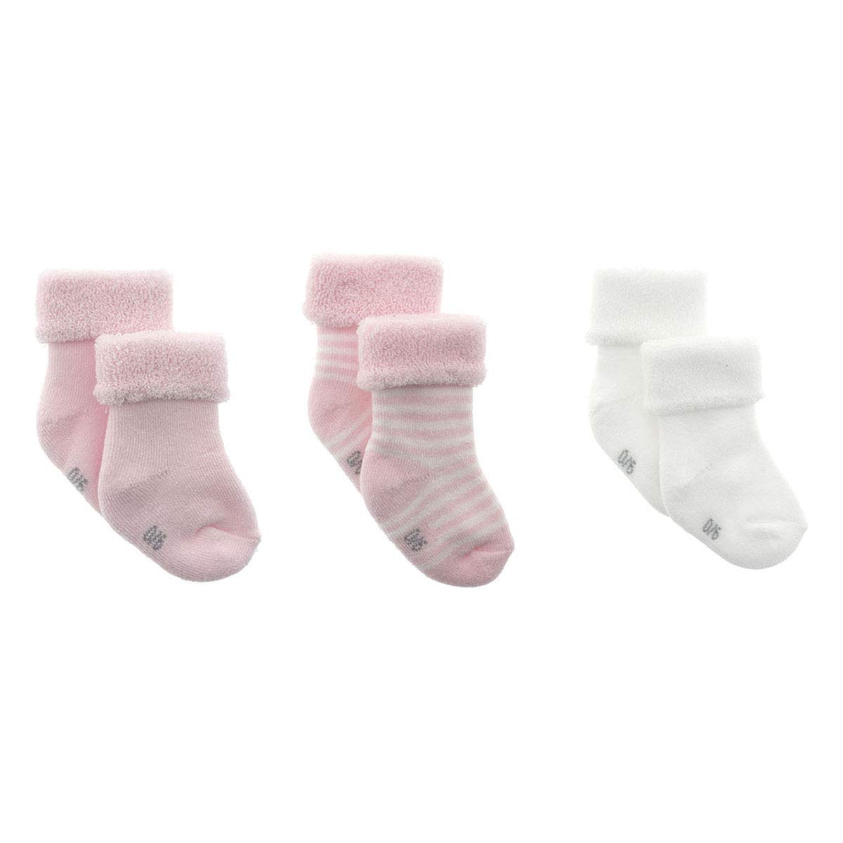 cambrass-calzini-lisci-rosa-tg-0000-15-16-confezione-da-3 image 2