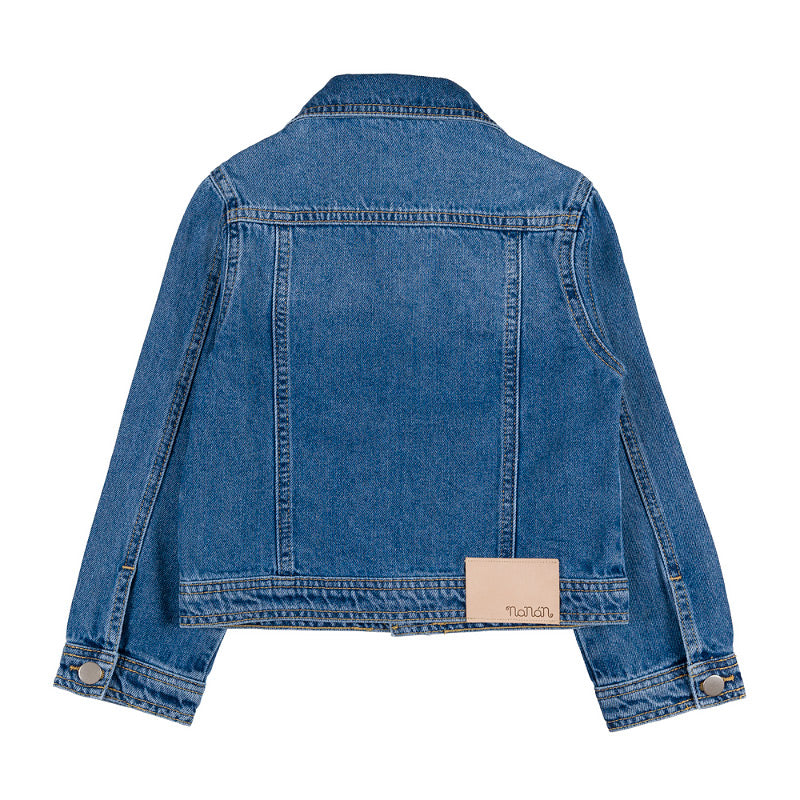 nanan-giacchino-in-denim-blu-classico-bimba image 2