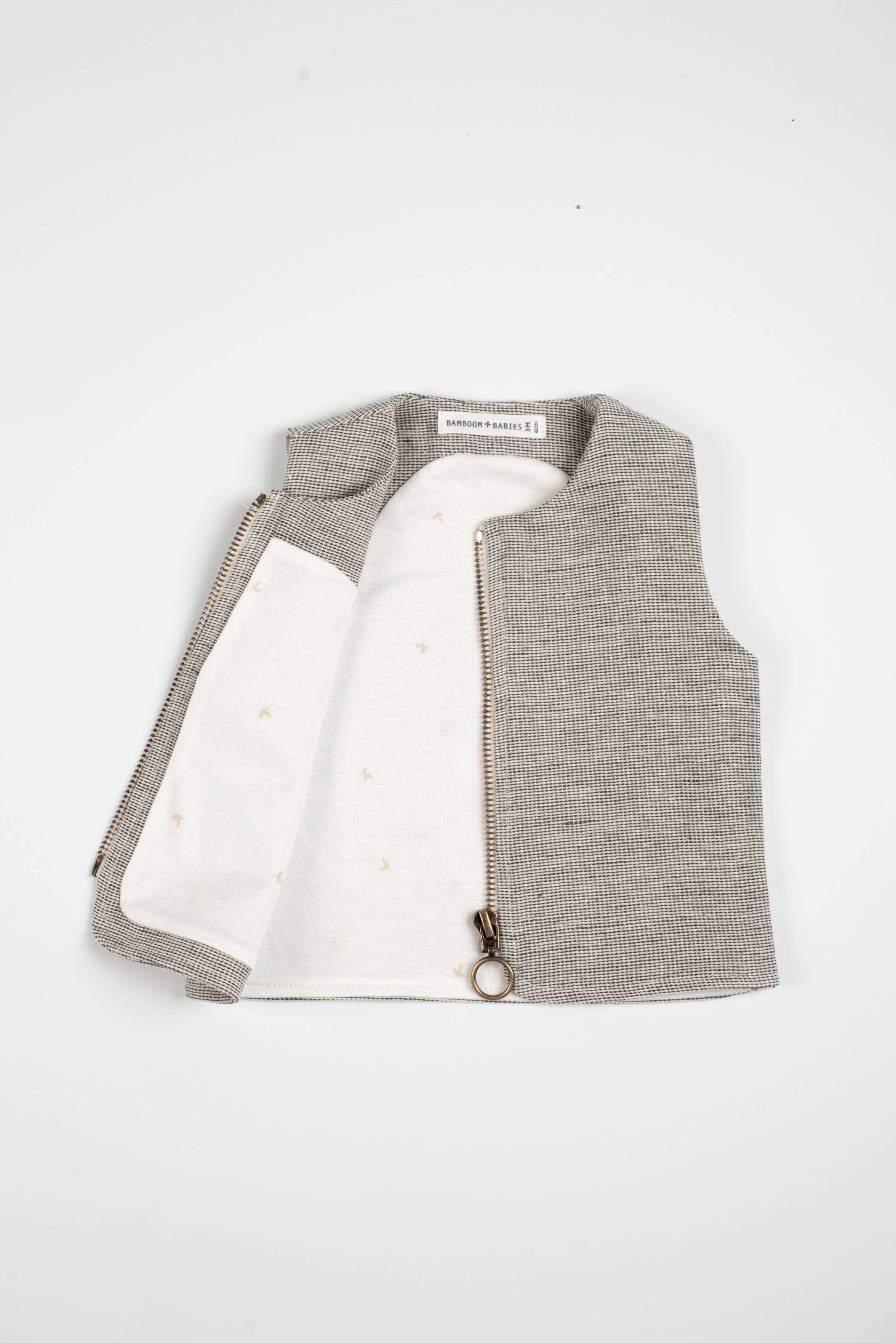 bamboom-gilet-orso-con-zip-gilet-bimbo-blu-07 image 3