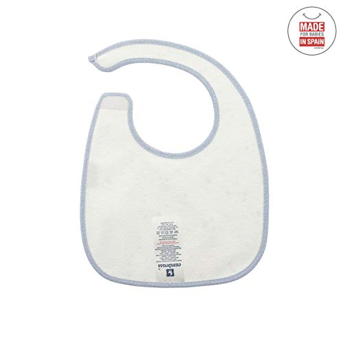bavaglino-quadrato-con-velcro-cambrass-sky-azzurro-stella-20x26-cm image 8