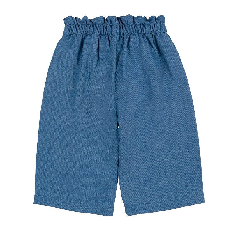 nanan-pantalone-lungo-bimbo-in-chambray-blu image 2
