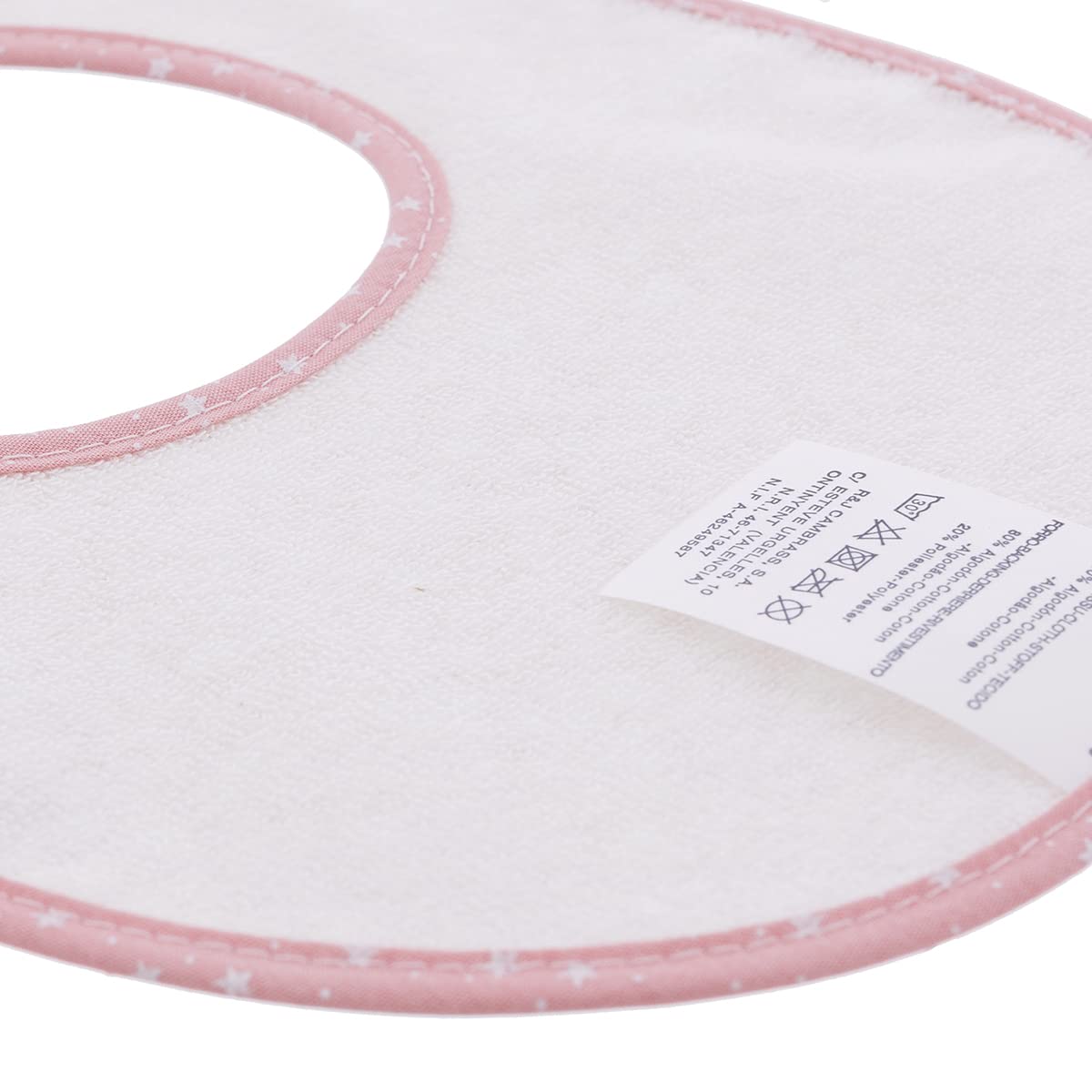 cambrass-bavetta-rotonda-velcro-forest-rosa-16x19x1-cm image 4
