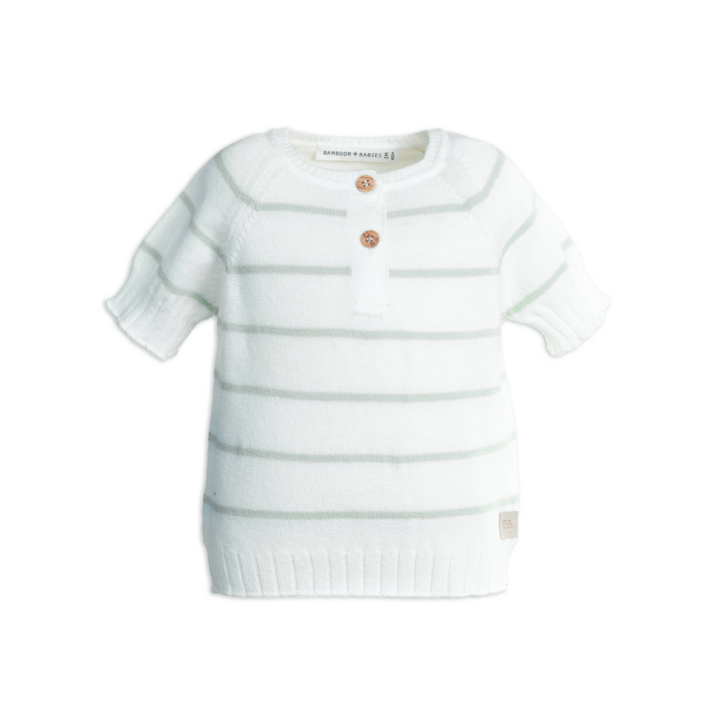 bamboom-maglia-a-righe-maniche-corte-ocean-blu-200 image 1