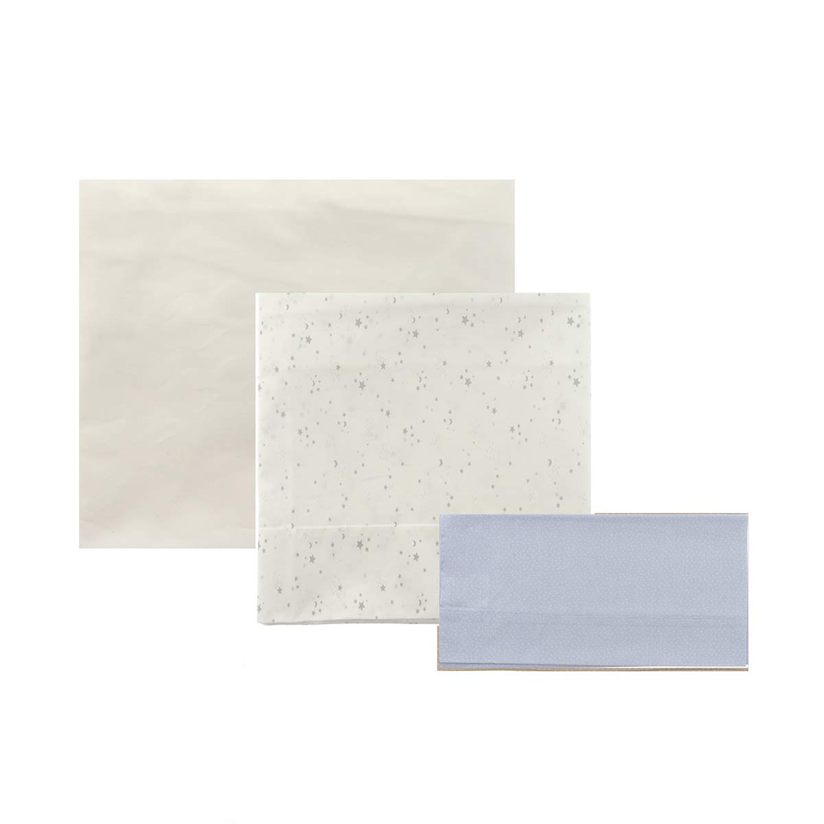cambrass-set-3-pezzi-lenzuola-carrozzina-80x120-cm-sky-blue-cotone image 1