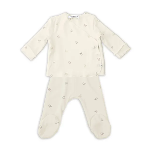 bamboom-twinset-neonato-animal-friends-236-con-piedi image 1