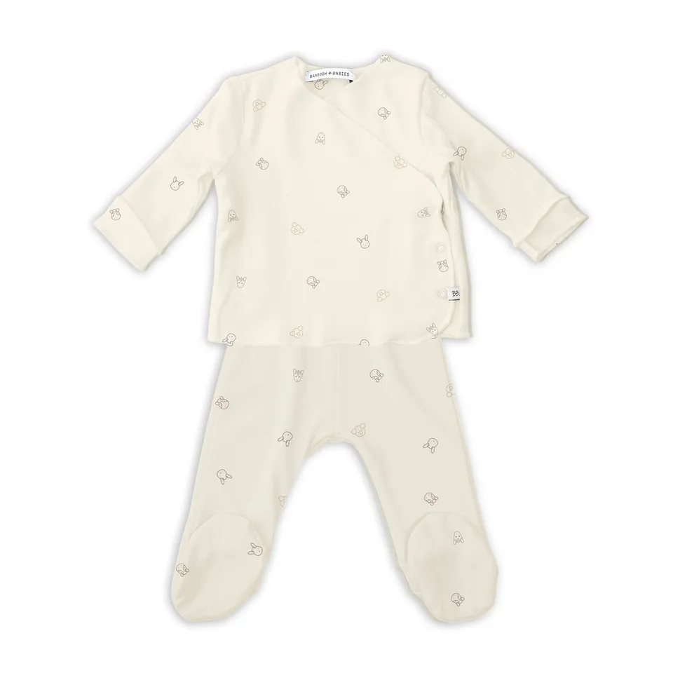 bamboom-twinset-neonato-animal-friends-236-con-piedi image 1