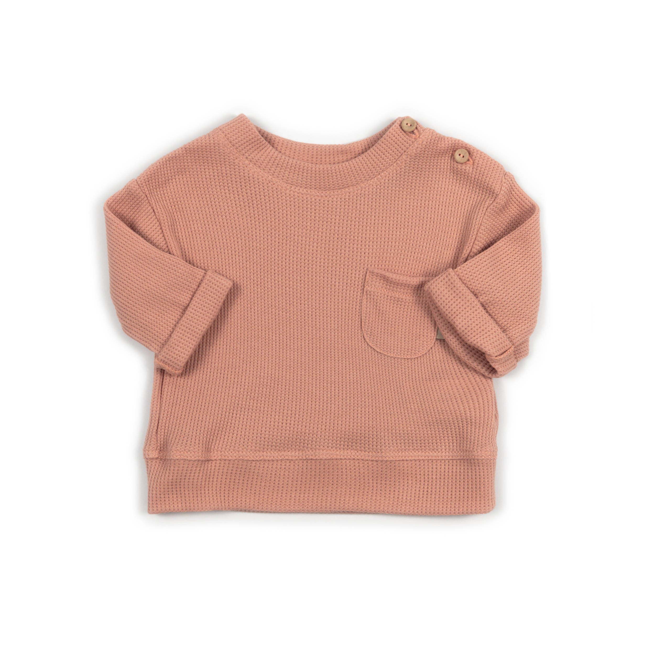 bamboom-maglia-bimbo-coral-276-jersey-waffle image 1