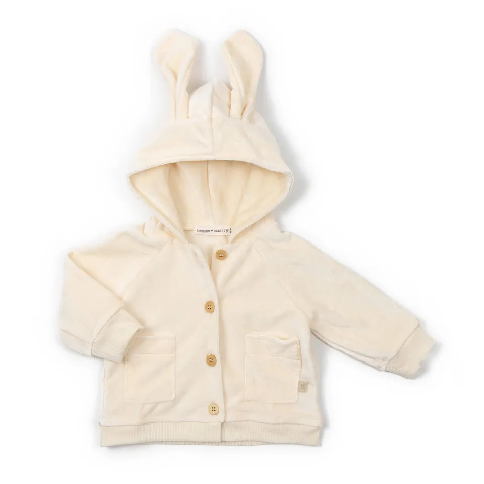 bamboom-cardigan-con-orecchie-in-velluto-avorio-29 image 1