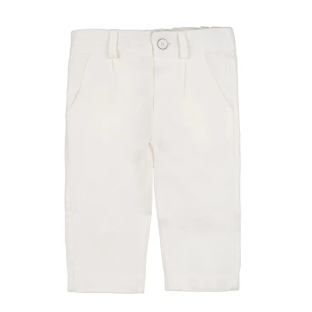nanan-pantaloni-in-lino-panna-bimbo image 1