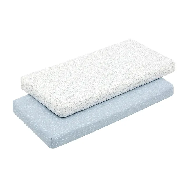 cambrass-forest-azzurro-lenzuolo-con-angoli-culla-60-60x120-cm-pack-2 image 1