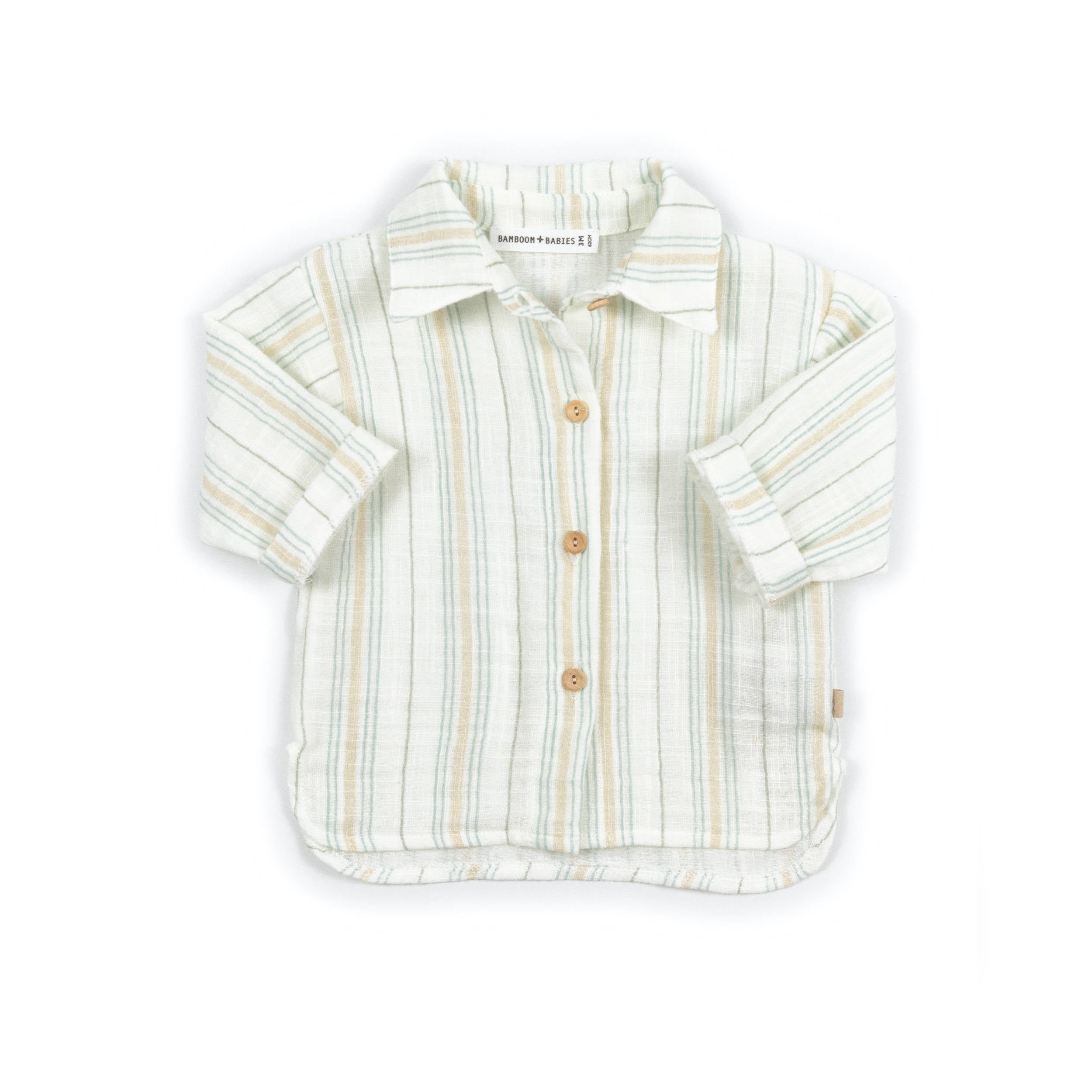 bamboom-camicia-bimbo-stripe-white-blu-272 image 1