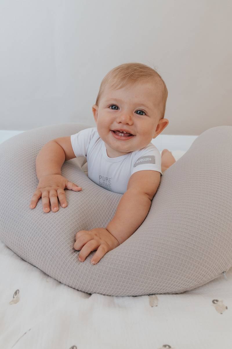 bamboom-combi-cosy-cuscino-gravidanza-e-allattamento-grigio-05 image 7