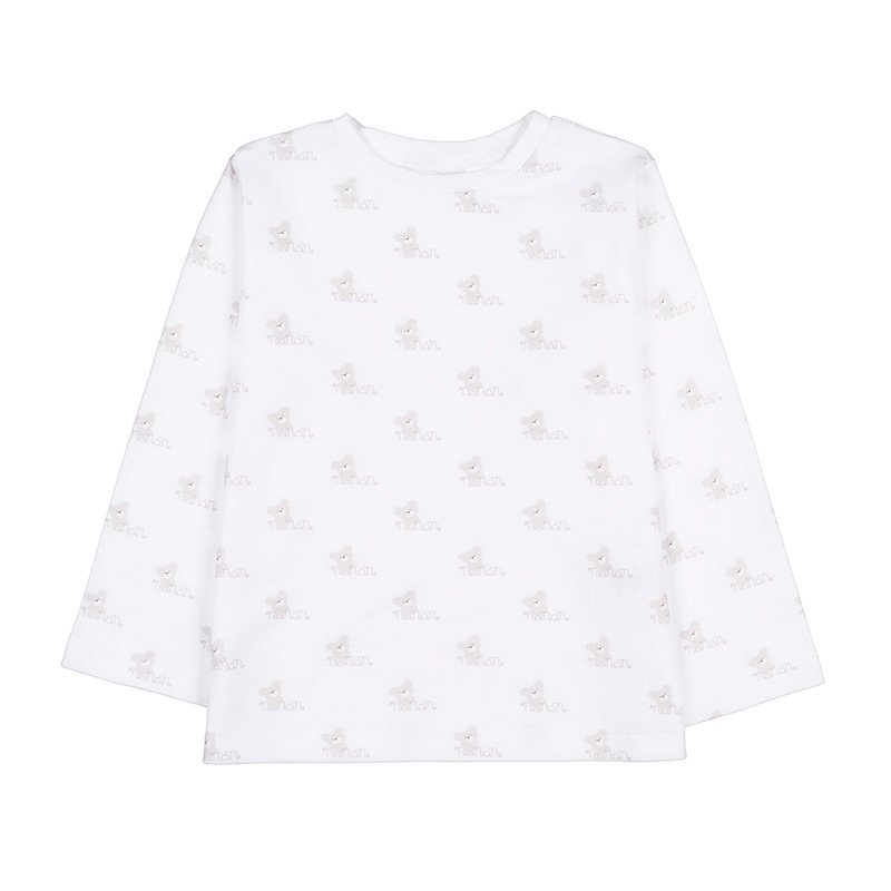 nanan-pigiama-girocollo-beige-orsetto-all-over image 1