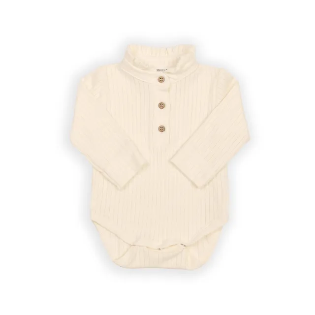 bamboom-body-a-polo-con-colletto-volant-warm-white-345 image 1