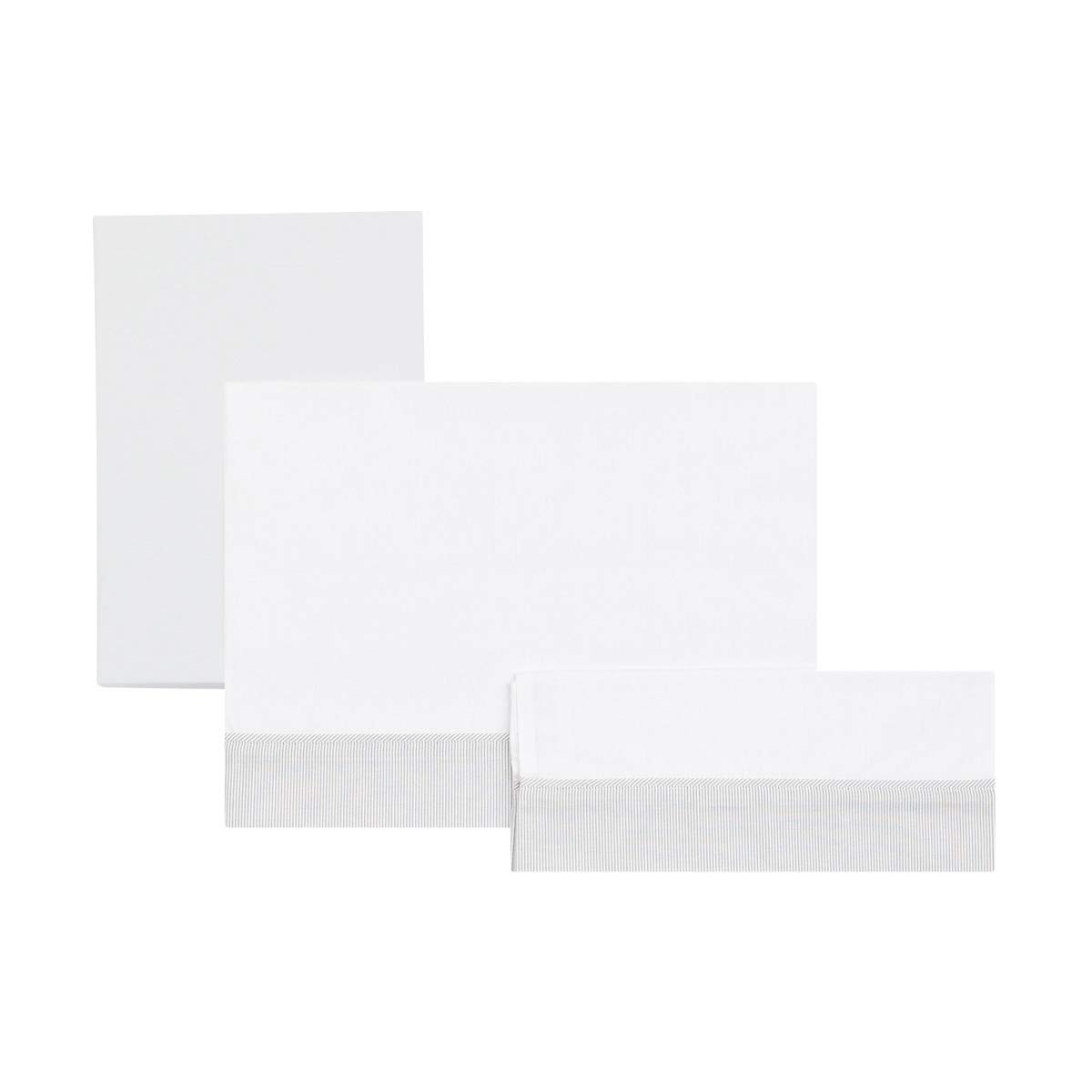 cambrass-set-lenzuola-lettino-3-pz-120x180-cm-grigio-cotone-egiziano image 1