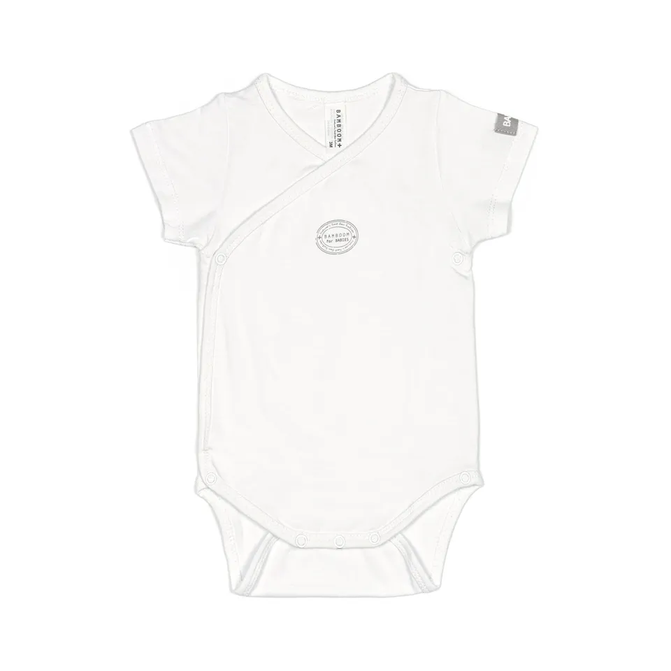 bamboom-body-bambino-maniche-corte-bianco image 1