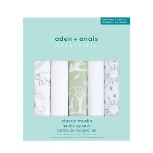 aden-anais-harmony-quadrati-in-mussola-cotone-5pz image 3