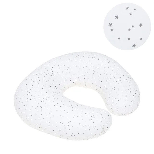 cambrass-43333-cuscino-allattamento-piccolo-astra-grigio-star image 1