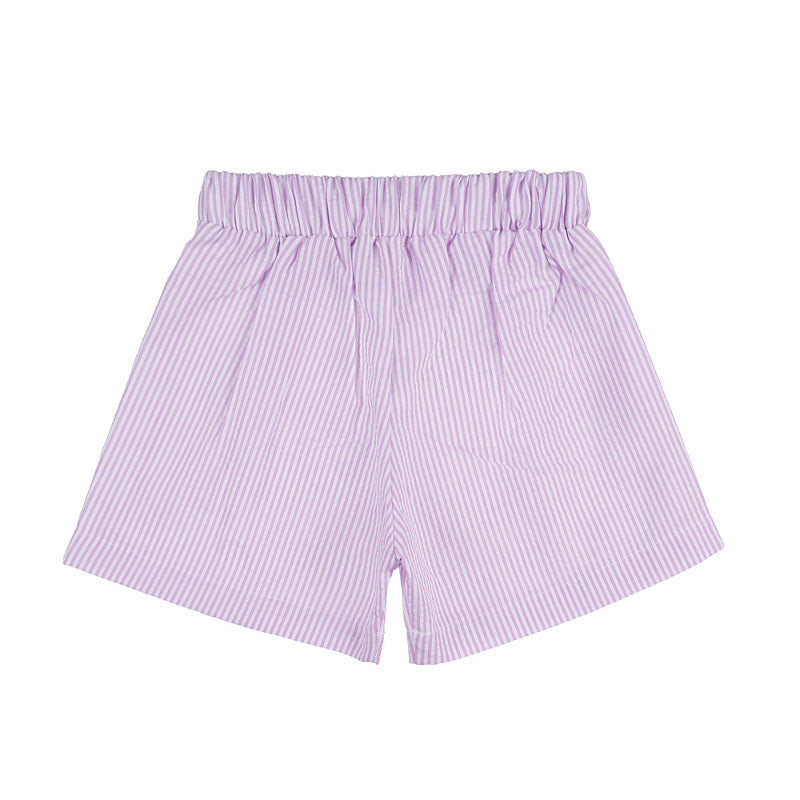 nanan-shorts-a-righe-lilla-e-bianche-bimba image 3