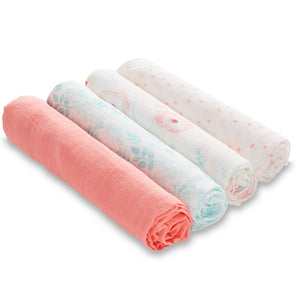 aden-anais-essentials-swaddle-full-bloom-mussola-4pz image 2
