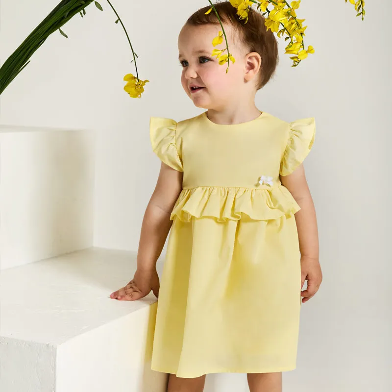 nanan-abito-giallo-con-frappa-e-fiocco-orsetto-neonata image 1