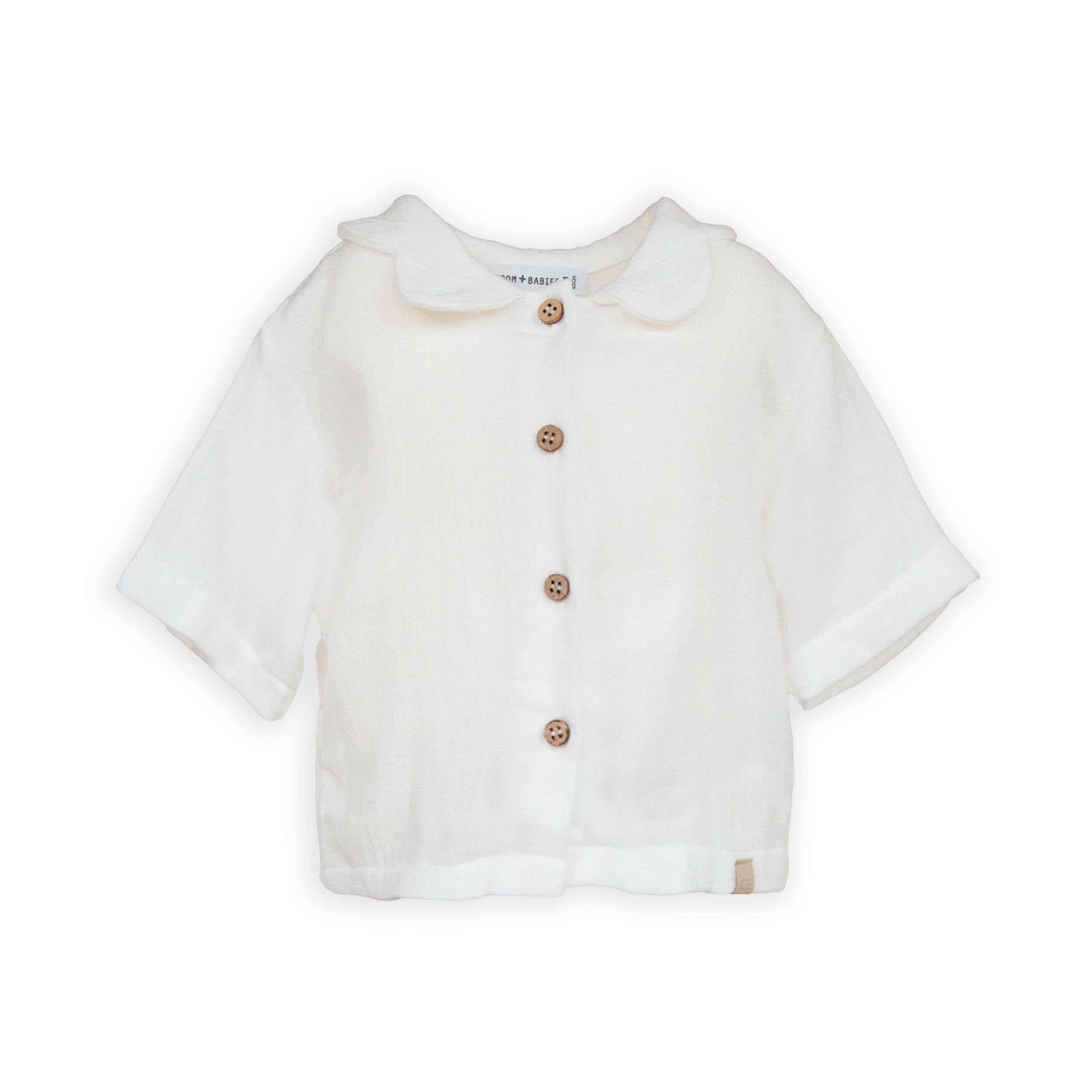bamboom-camicia-collo-a-fiore-bimba-offwhite-111 image 1