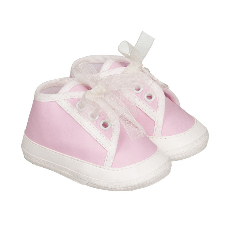 nanan-sneakers-rosa-con-fiocco-scarpine-neonato image 1