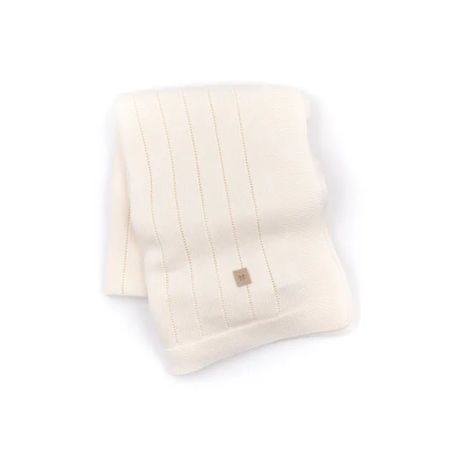 bamboom-copertina-righe-knitted-bianco-01 image 1