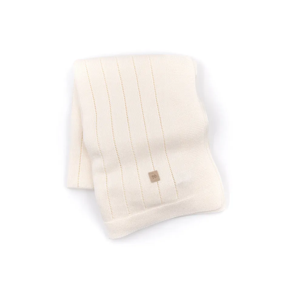 bamboom-copertina-righe-knitted-bianco-01 image 1