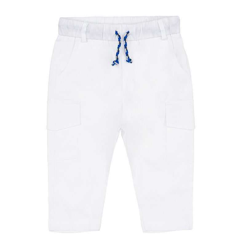 nanan-pantalone-cargo-bianco-royal-neonato image 1