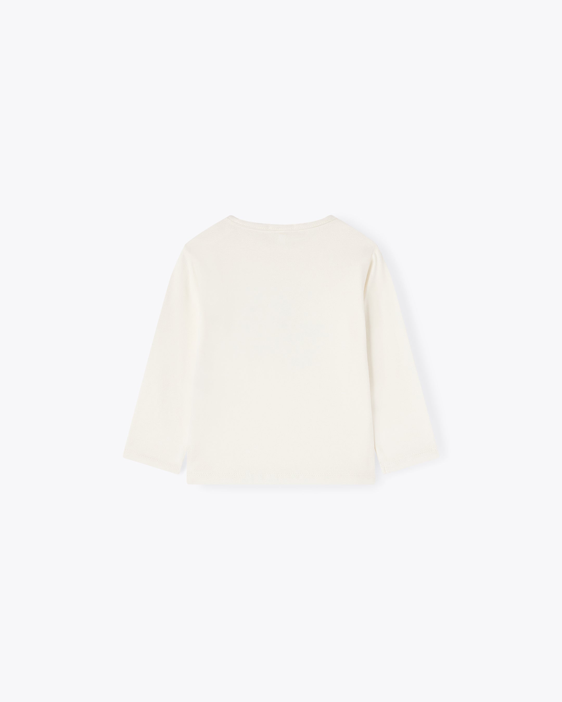 nanan-t-shirt-avorio-manica-lunga-jersey-con-tato-bimbo image 2