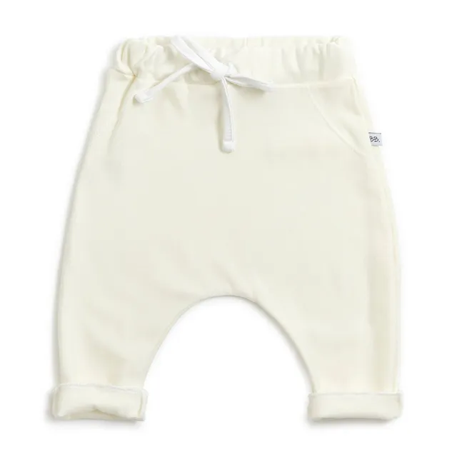bamboom-pantaloncino-pure-panna-02-neonato-in-bamb image 1