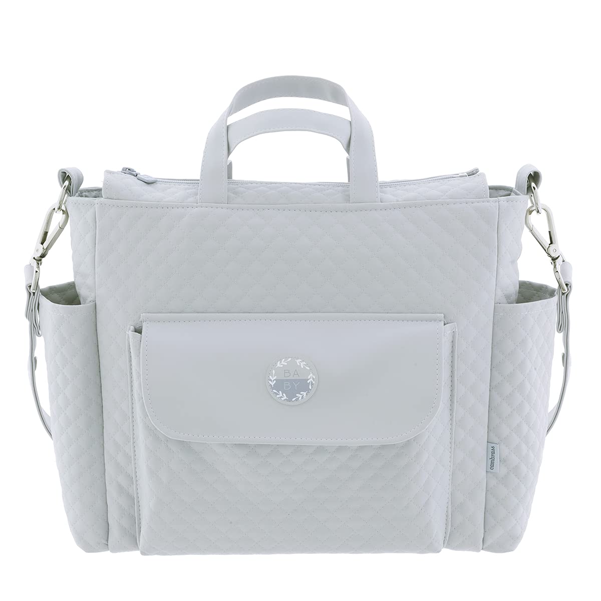 cambrass-pack-sara-borsa-maternit-grigio-16x43x37-cm image 1