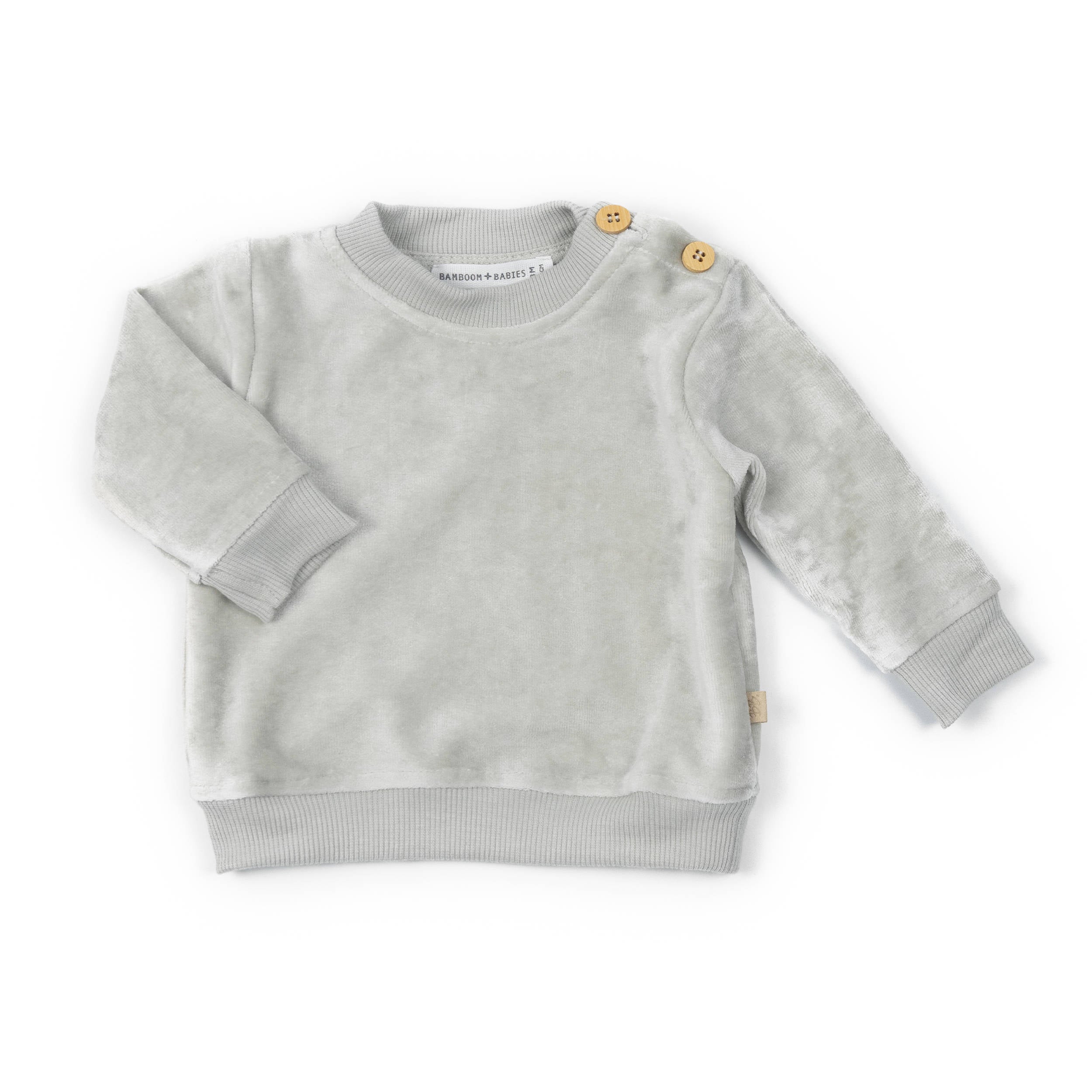 bamboom-maglia-velluto-manica-lunga-grigio-ghiaccio-27 image 1