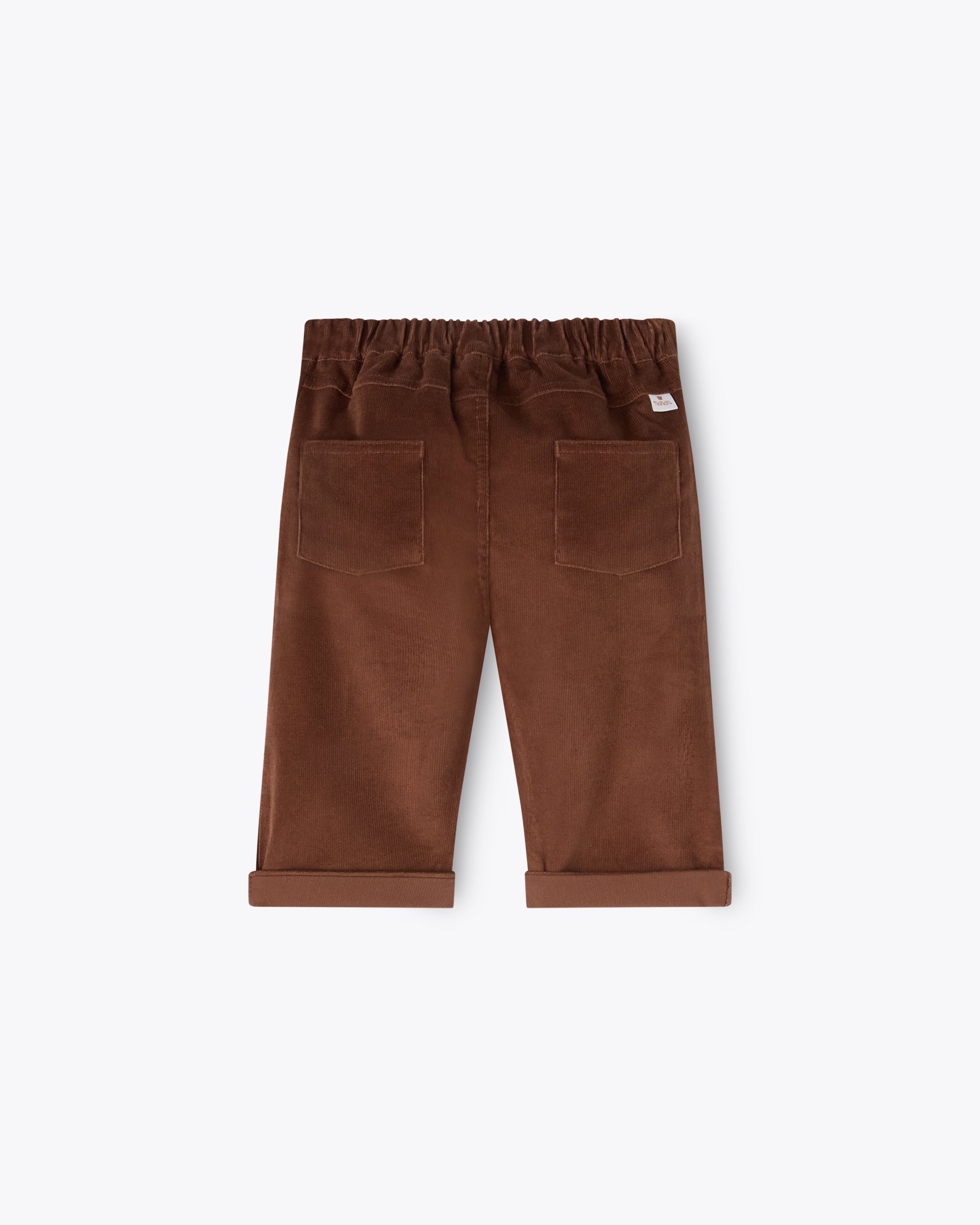 nanan-pantalone-marrone-5-tasche-in-velluto-a-coste image 2