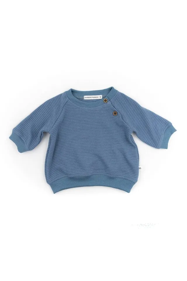 bamboom-maglia-nido-d-ape-blu-086 image 1
