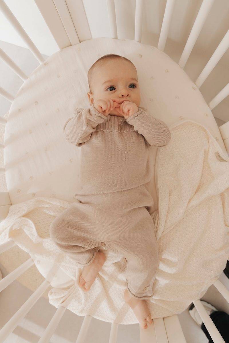 bamboom-tutina-neonato-knitted-apertura-dietro-cammello-33 image 4