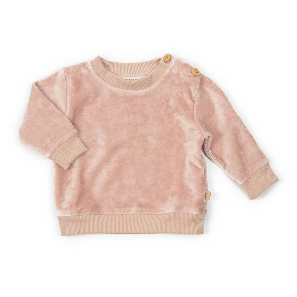 bamboom-maglia-in-velluto-a-manica-lunga-rosa-cipria-28 image 1