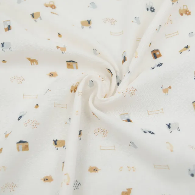 bamboom-swaddle-xl-singolo-120x120cm-the-farm-133 image 1