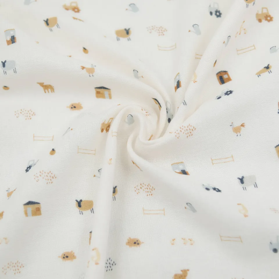bamboom-swaddle-xl-singolo-120x120cm-the-farm-133 image 1