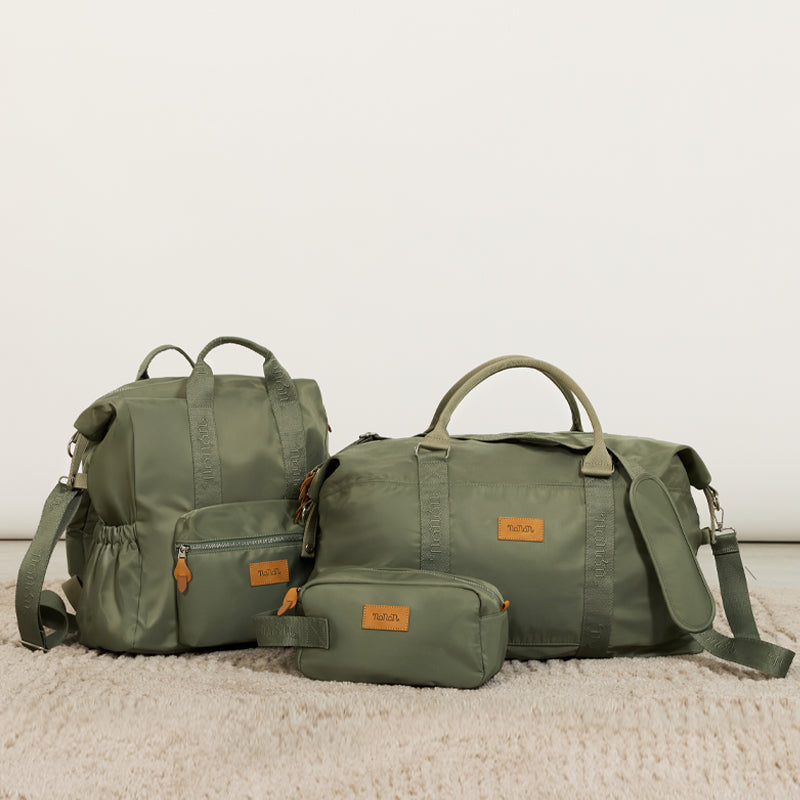 nanan-zaino-mamma-verde-in-nylon image 1