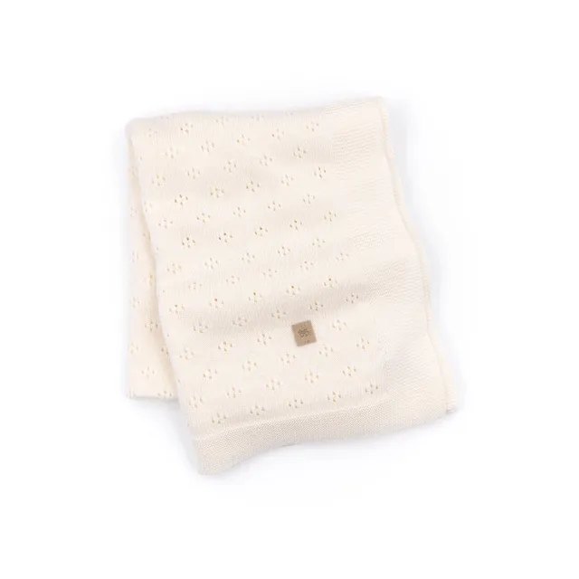 bamboom-coperta-traforata-knitted-bianco-01 image 1