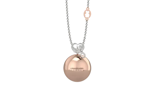 nanan-pendente-ag-925-sfera-con-cicogna-nel-cuore image 1