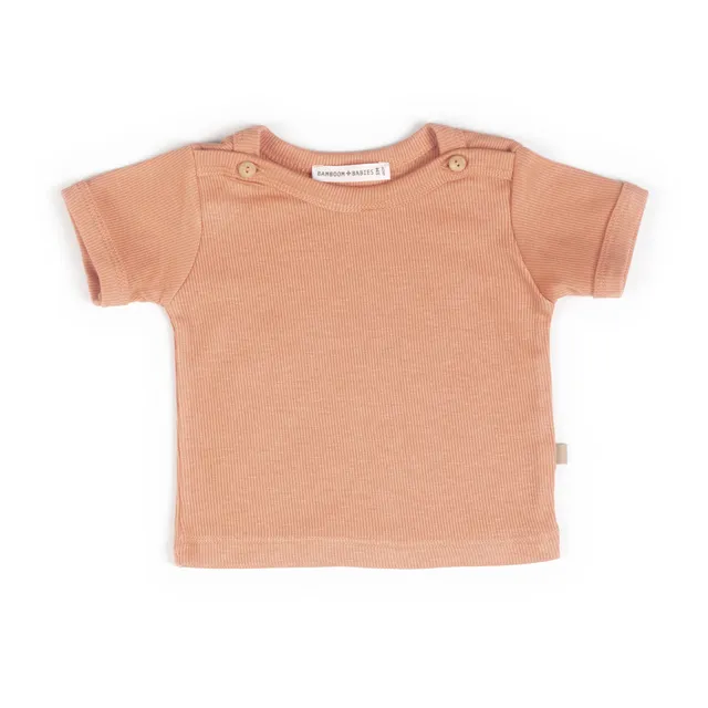 bamboom-shirt-a-costine-manica-corta-coral-276 image 1