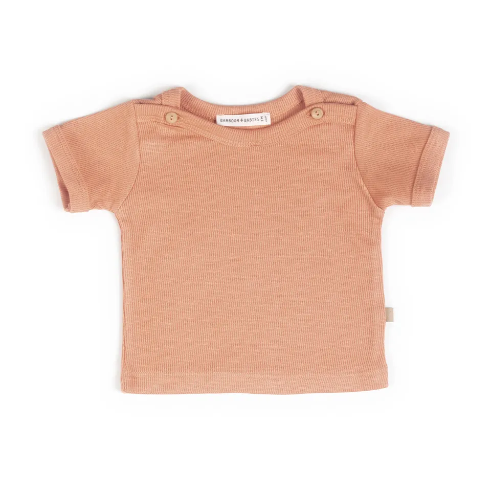bamboom-shirt-a-costine-manica-corta-coral-276 image 1