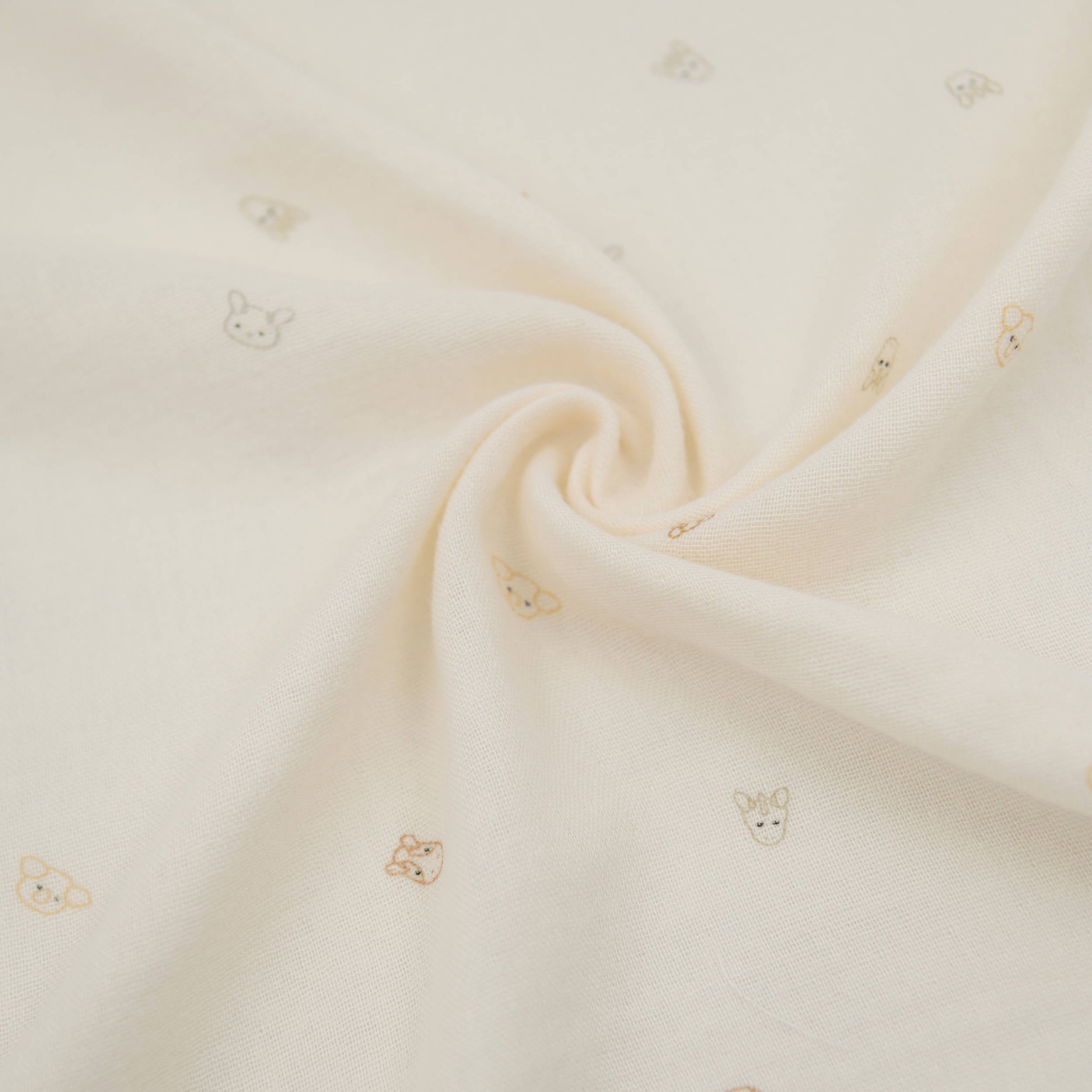 bamboom-swaddle-muslin-xl-120x120cm-animal-friends-236 image 1
